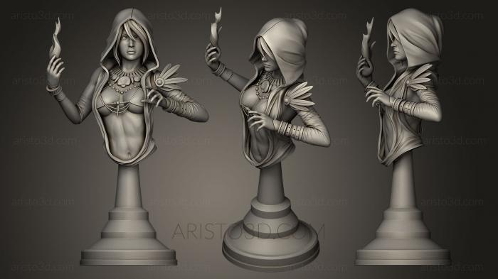 Busts of heroes and monsters (BUSTH_0233) 3D model for CNC machine